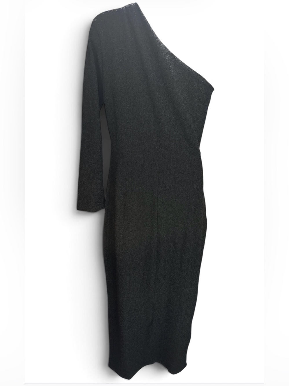 DINYLN One Shoulder Sparkly High Split Evening Gown Formalwear - Picture 5 of 9